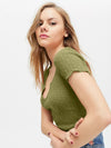 BDG Sandy Notched Neck Tee