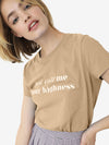 Basics T-shirt With White Message