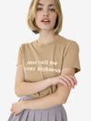 Basics T-shirt With White Message
