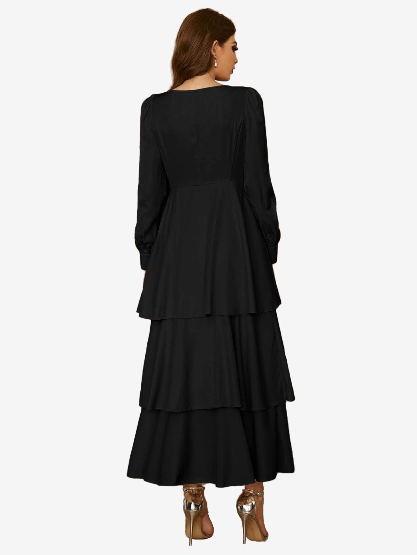 Front Layered Hem Dress