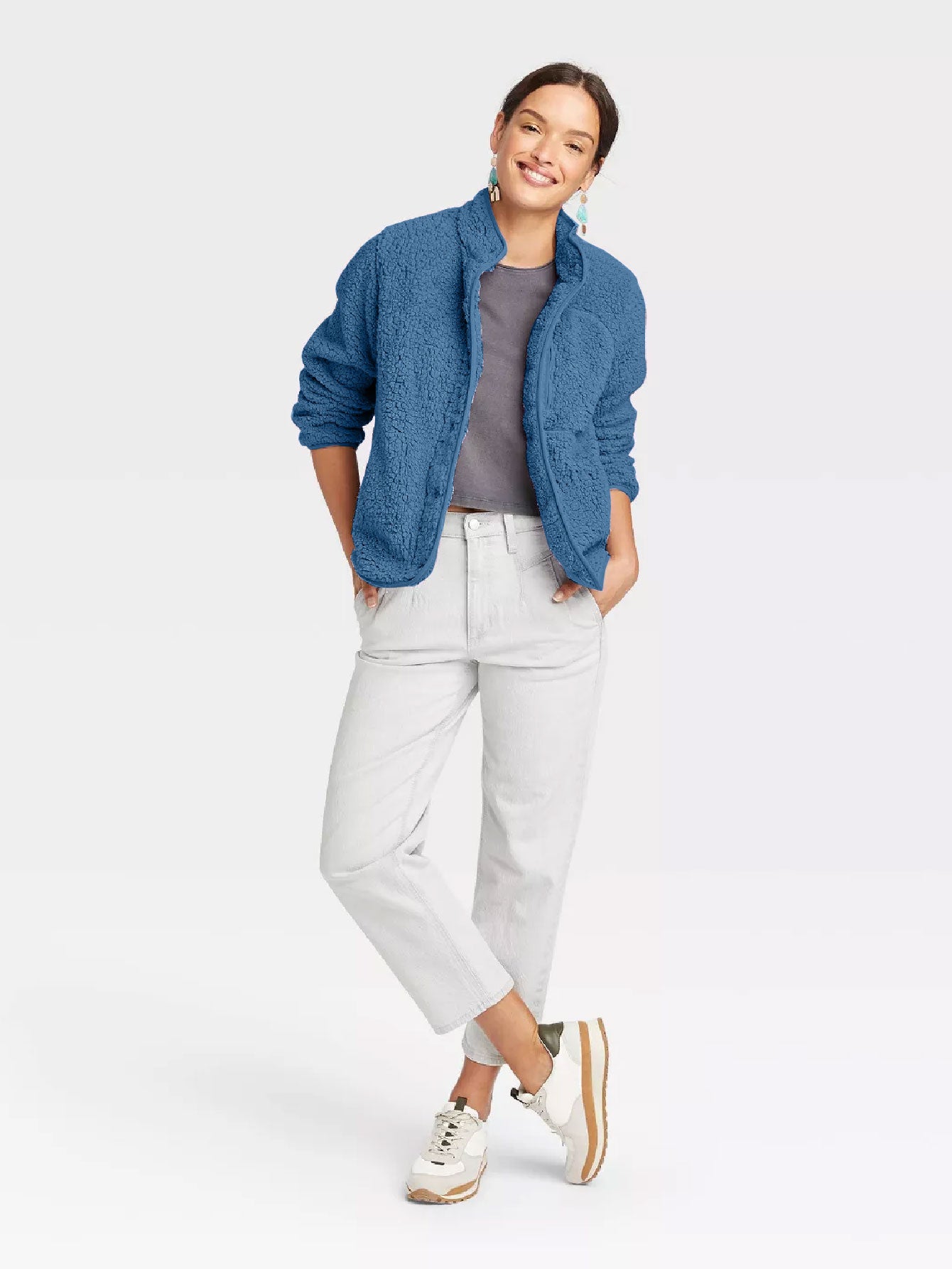 Faux Fur Sherpa Jacket