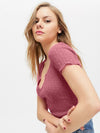 BDG Sandy Notched Neck Tee