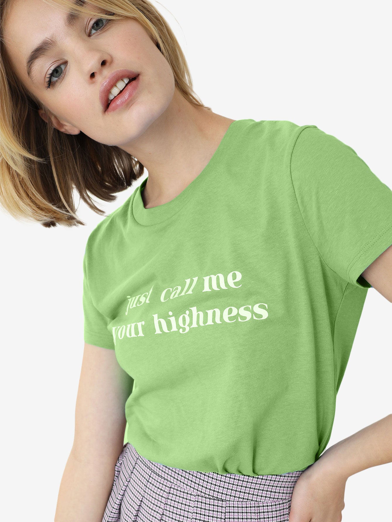 Basics T-shirt With White Message