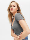 BDG Sandy Notched Neck Tee