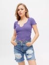 BDG Sandy Notched Neck Tee