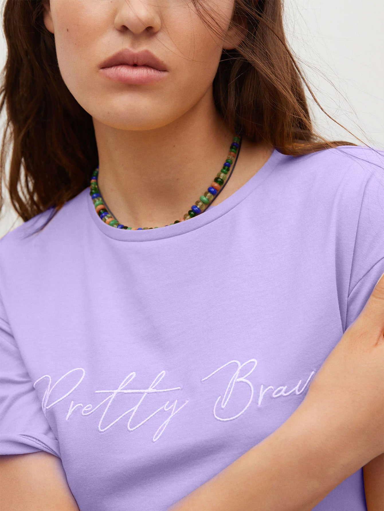 Basics T-shirt With Pretty Message