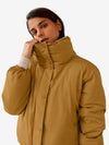 Cozy Lightweight Funnel Neck Puffer Jacket