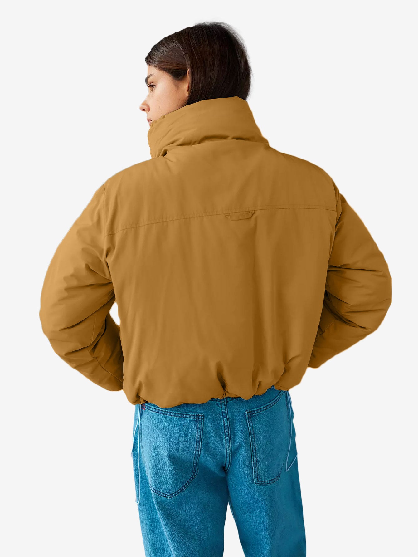 Cozy Lightweight Funnel Neck Puffer Jacket