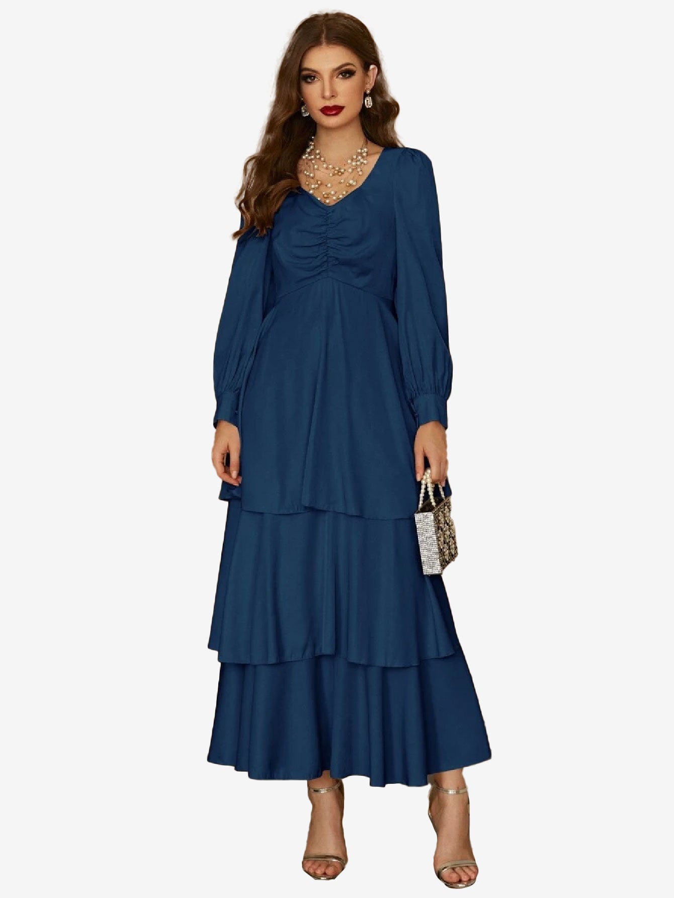 Front Layered Hem Dress