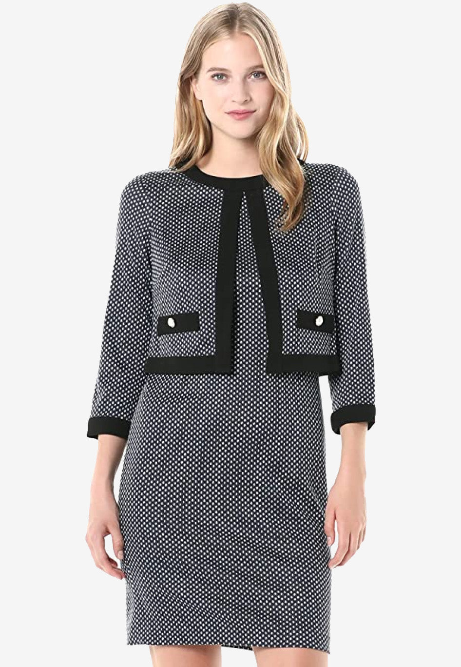 Women's Railroad Stripe Long Vest-Boost Commerce Vertical Product Filter Demo