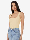 Basics Scoop Neck Solid Tank Top