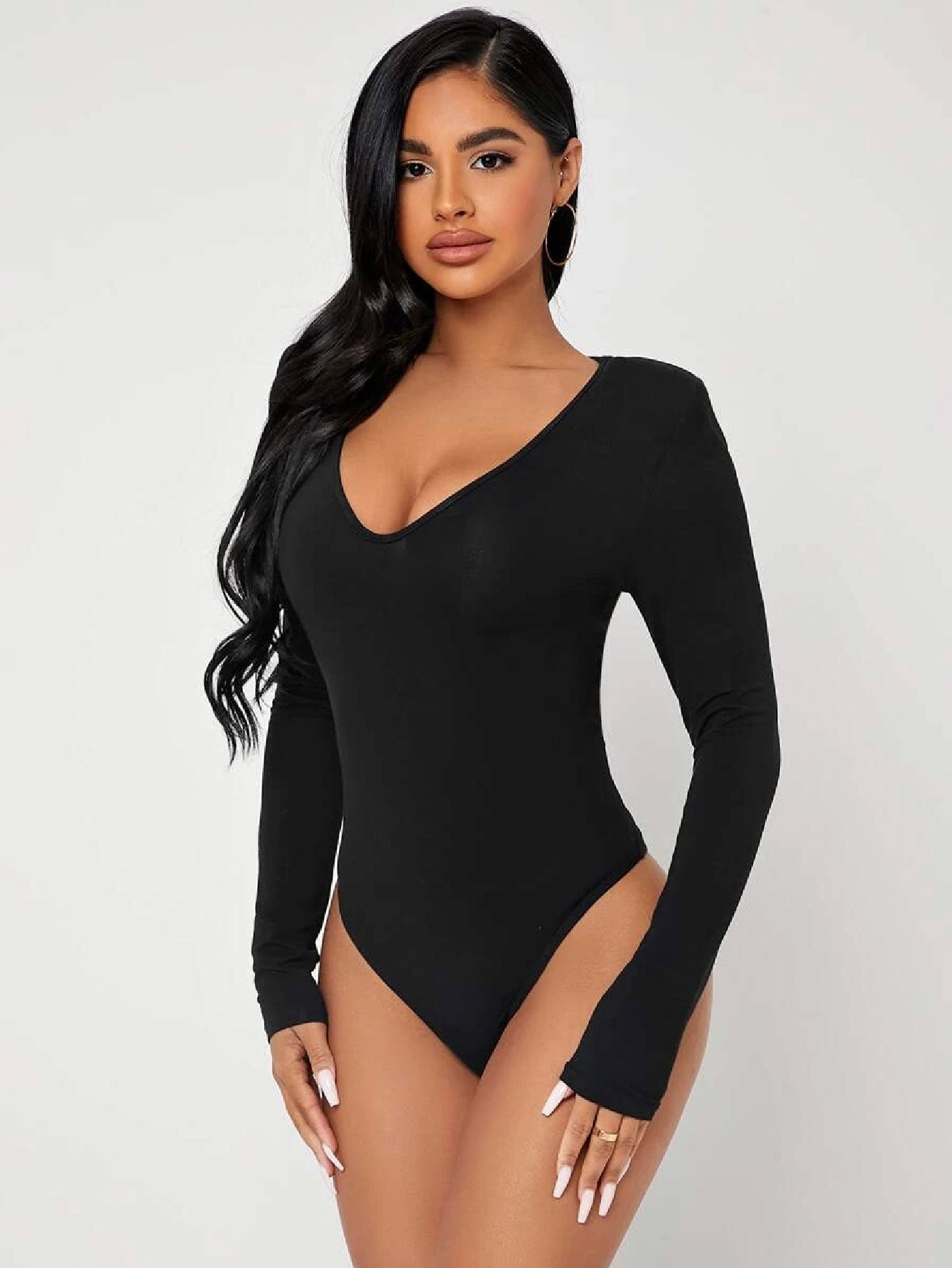 Bubblegum Solid Slim Fit Bodysuit