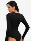 Basic Solid Form Fitted Bodysuit