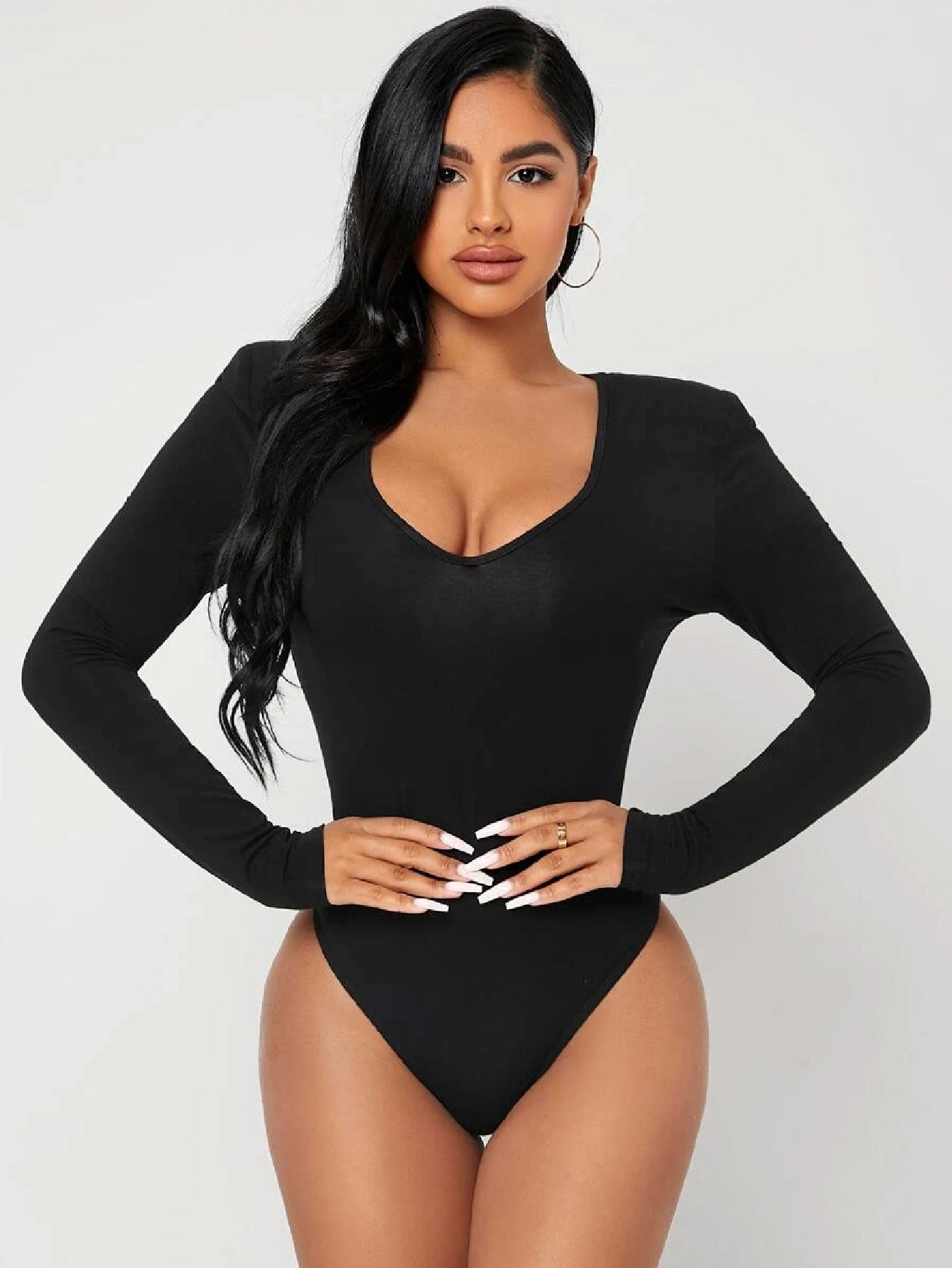 Bubblegum Solid Slim Fit Bodysuit