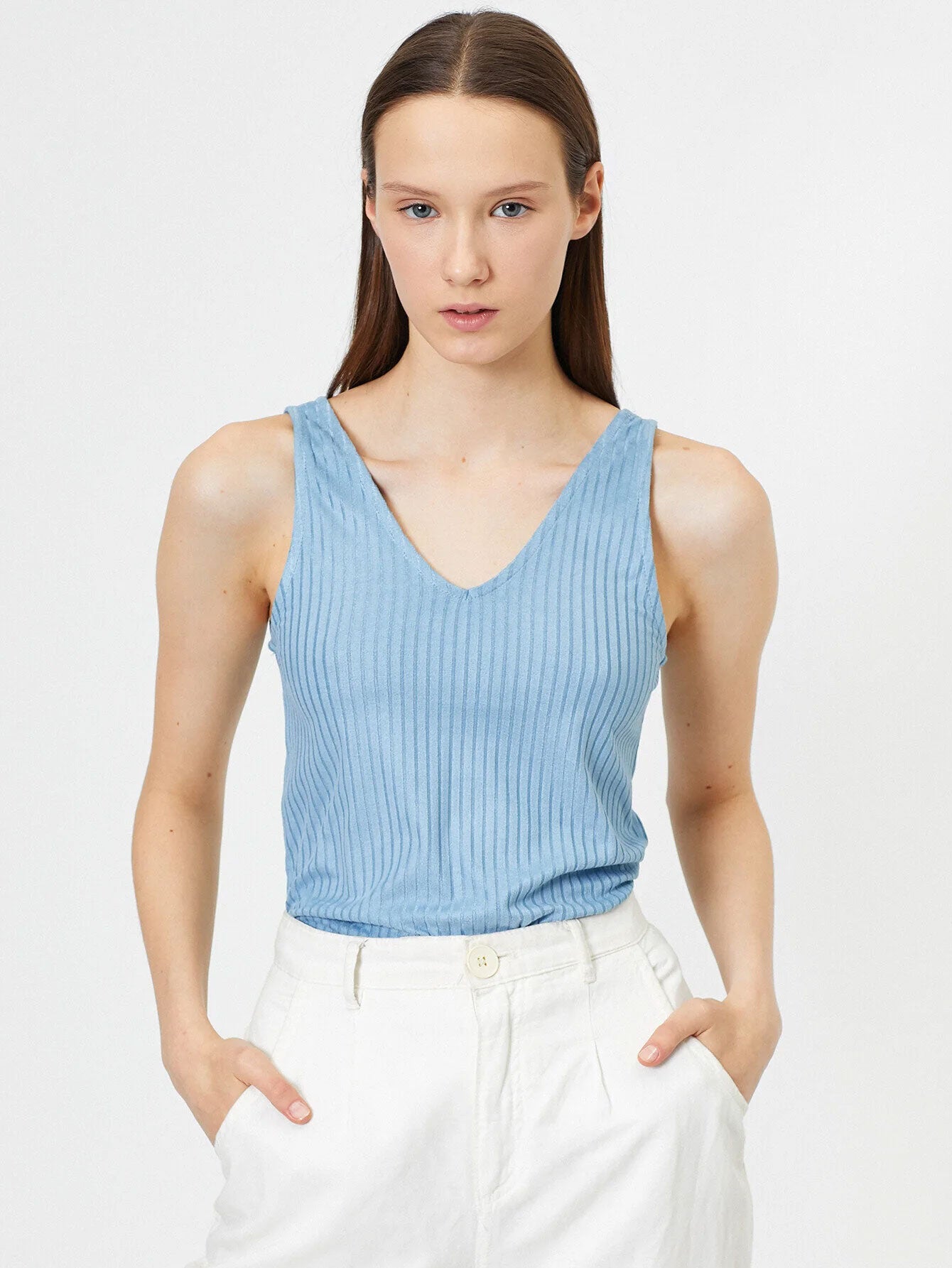Basics V-Neck Tank Top