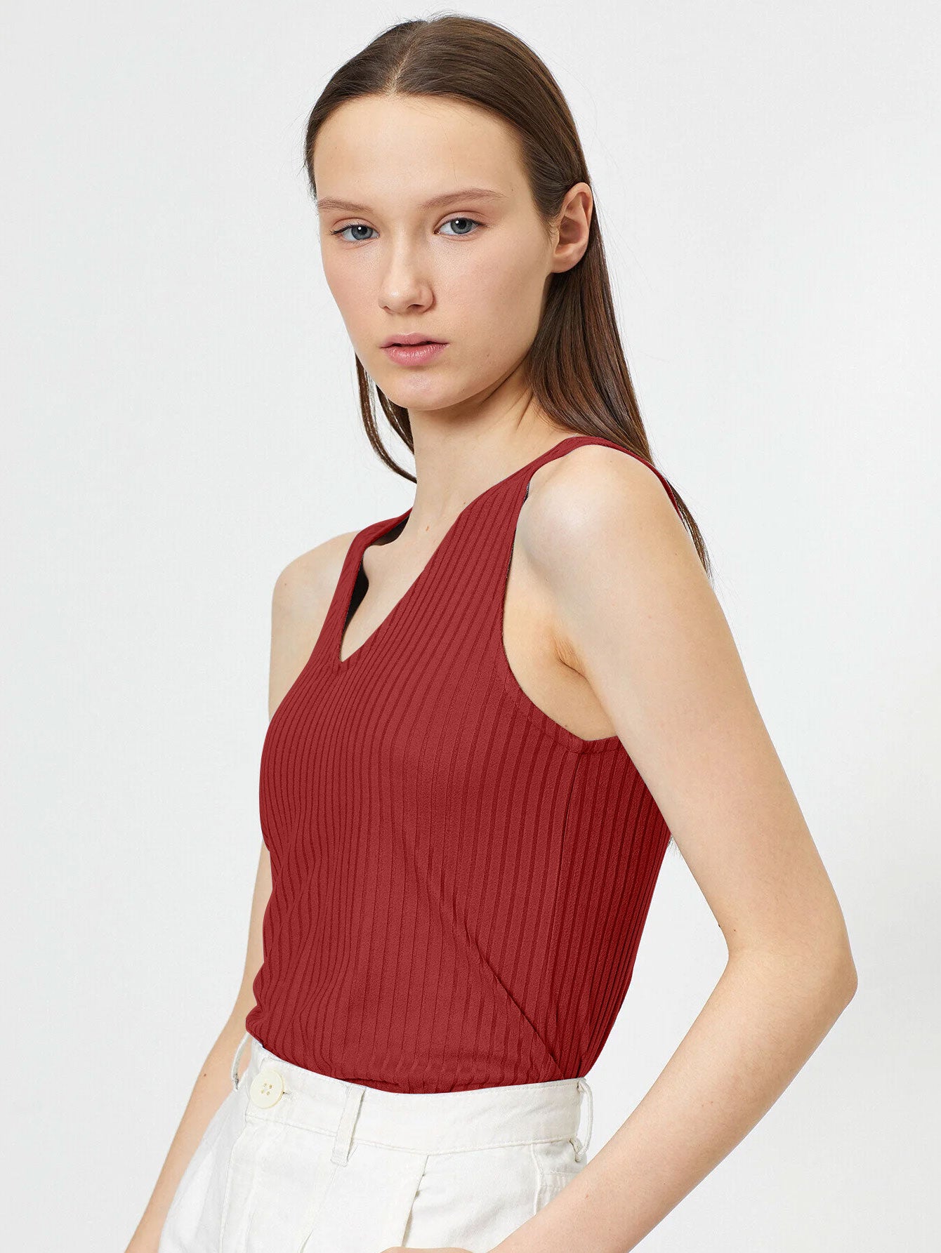 Basics V-Neck Tank Top