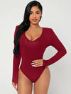 Bubblegum Solid Slim Fit Bodysuit