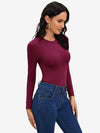 Basic Solid Form Fitted Bodysuit
