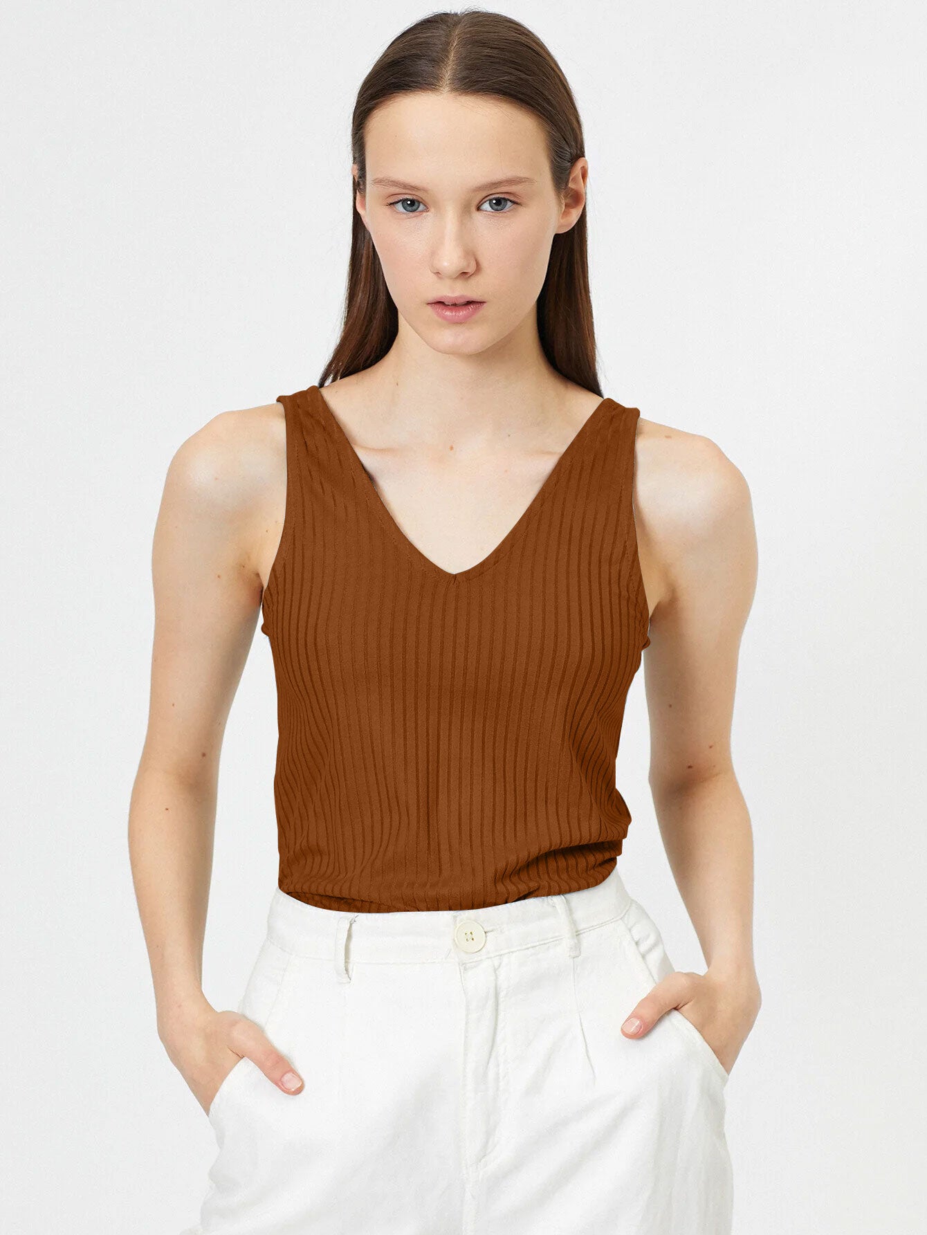 Basics V-Neck Tank Top