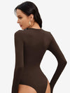 Basic Solid Form Fitted Bodysuit