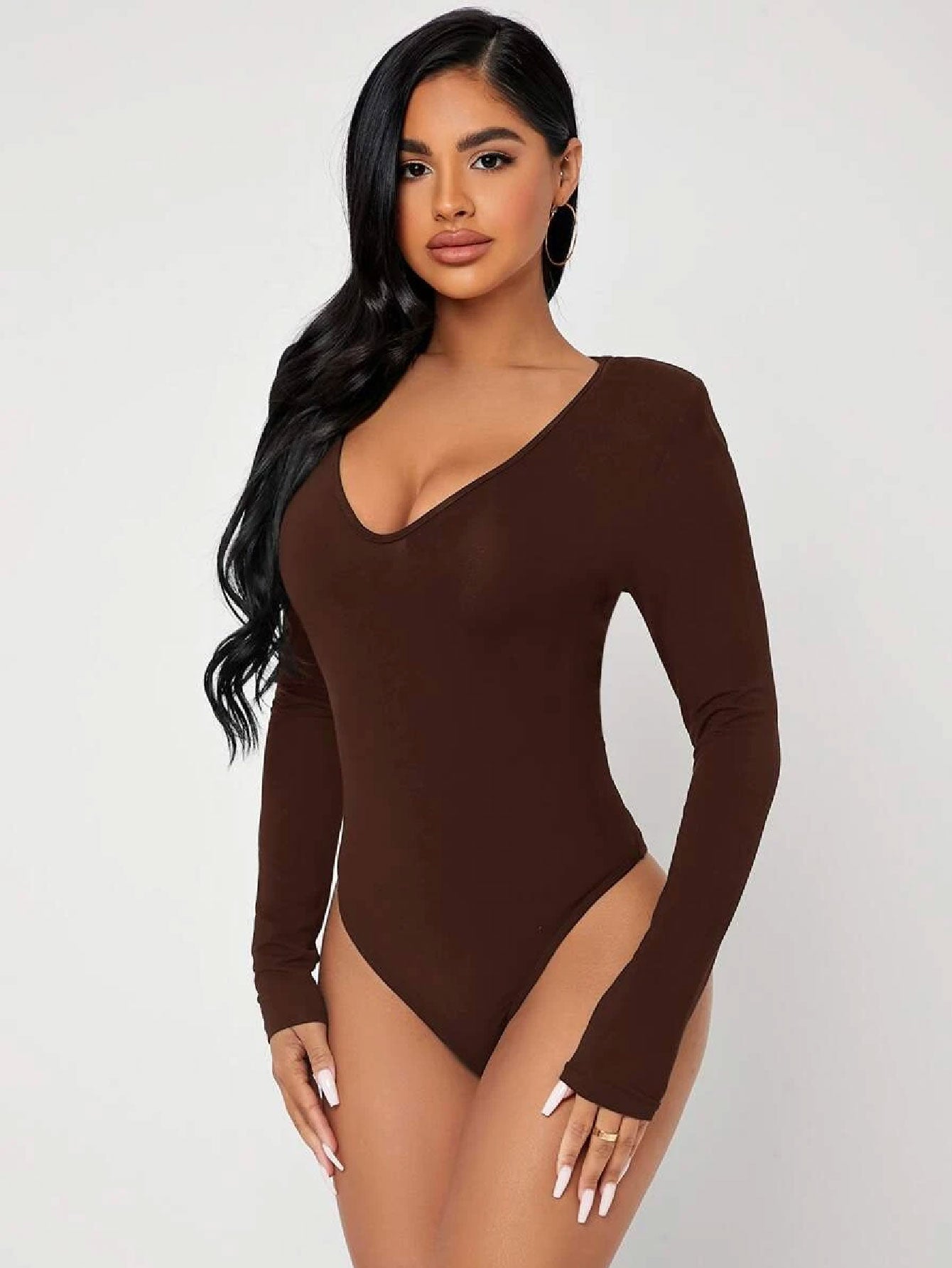 Bubblegum Solid Slim Fit Bodysuit