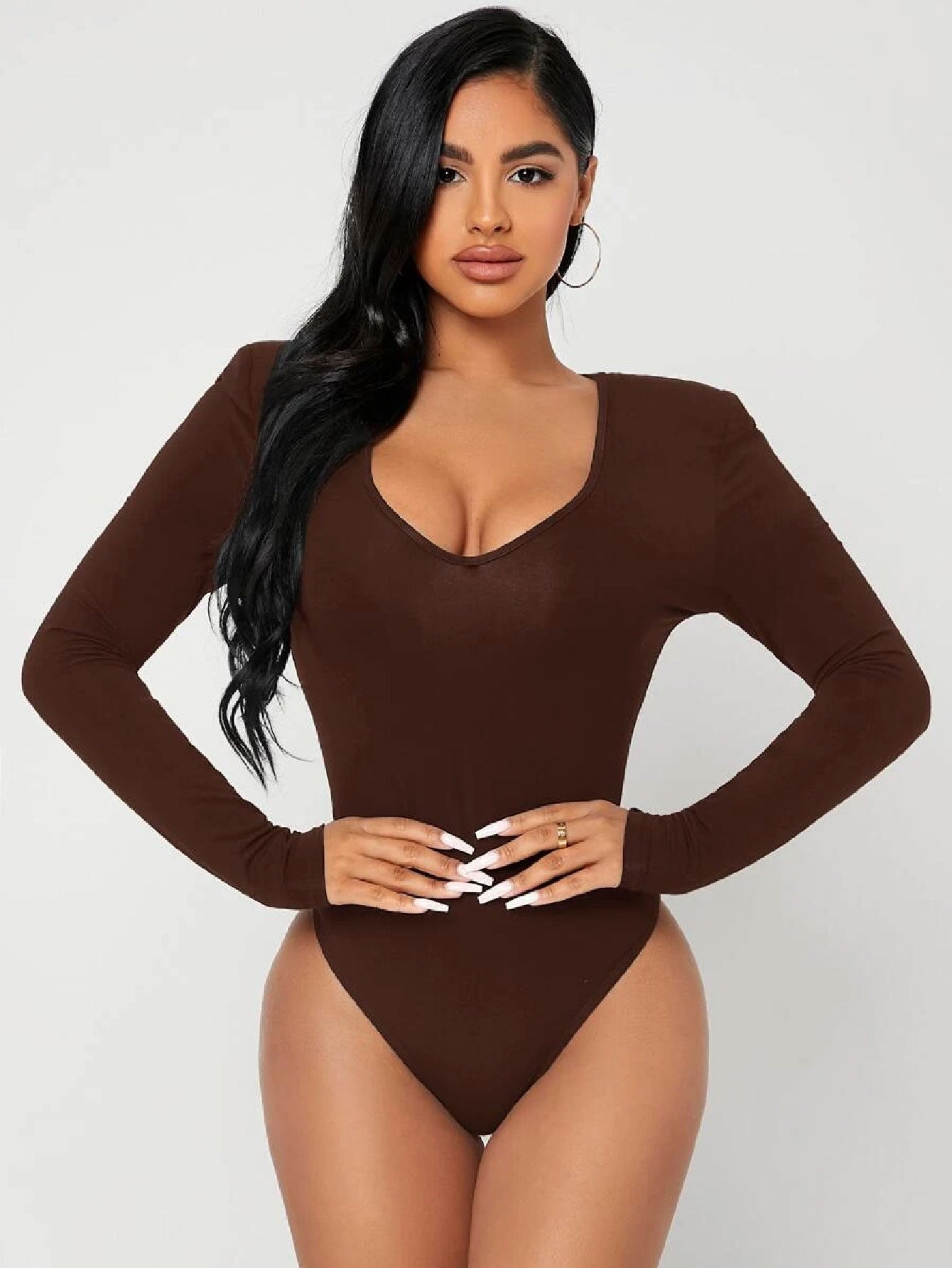 Bubblegum Solid Slim Fit Bodysuit