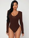 Bubblegum Solid Slim Fit Bodysuit