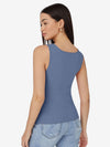 Basics Scoop Neck Solid Tank Top