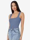 Basics Scoop Neck Solid Tank Top