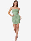 Attractive Ruched Bust Bodycon Dress