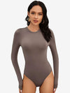 Basic Solid Form Fitted Bodysuit