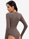 Basic Solid Form Fitted Bodysuit
